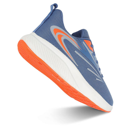 Men's Lace-up Sports Shoes - WS9603 SkyBlue Orange