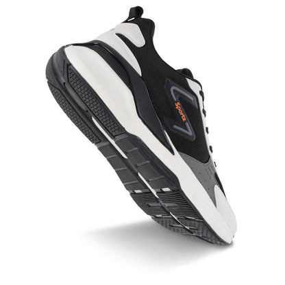 Men's Lace-up Sports Shoes - SGE24010 Black