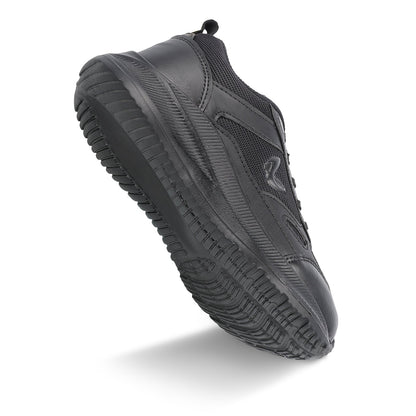 Boy's Lace-up Sports Shoe - WS3093 Black