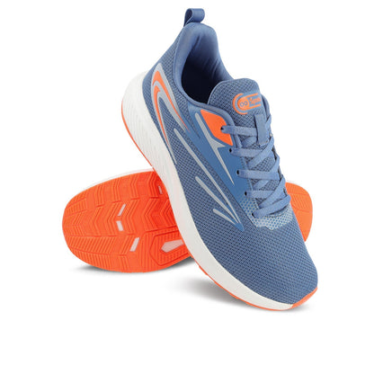 Men's Lace-up Sports Shoes - WS9603 SkyBlue Orange
