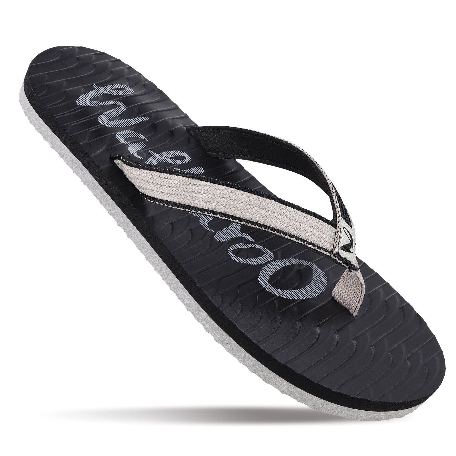Men's Flip-Flop Slippers - 959 Black Grey