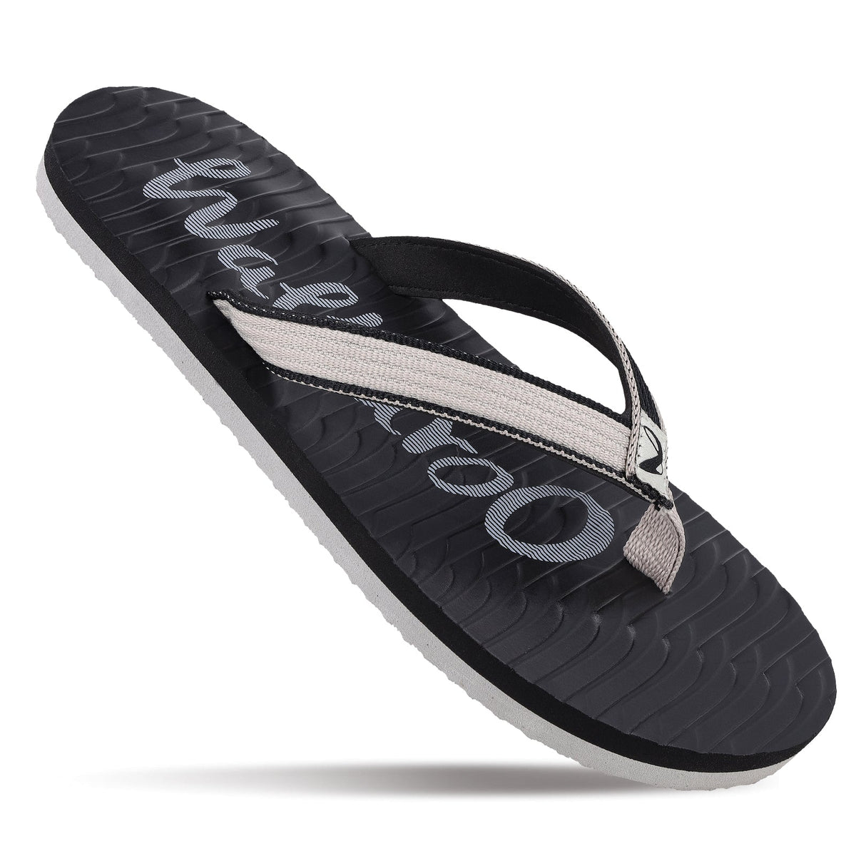 Men's Flip-Flop Slippers - 959 Black Grey