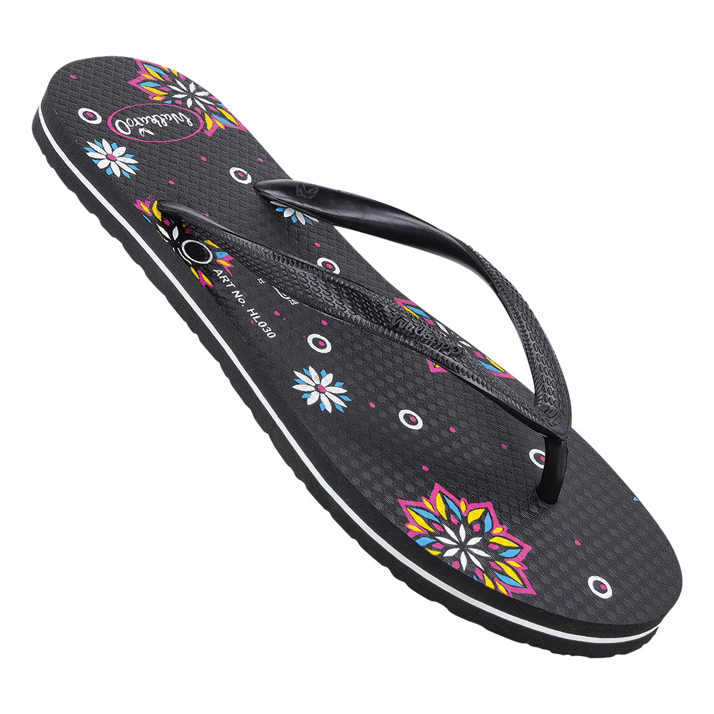 Women's Hawai Slippers - HL017 Black