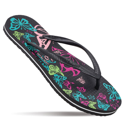 Women's Hawai Slippers - HL017 Black