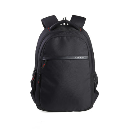 Strabo Moto Laptop Bag School & College Backpacks- Color Black  25L Water Resistant - Strabo 
