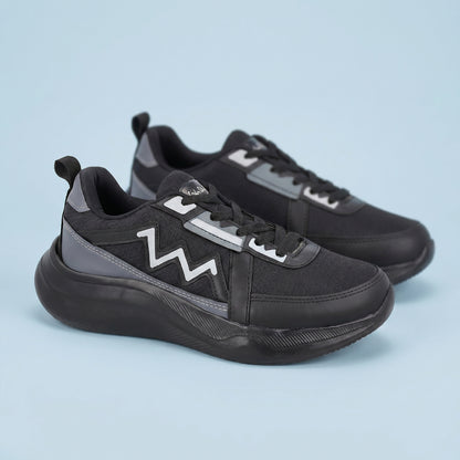Men's Lace-up Sports Shoe -ONG97006 Black Grey