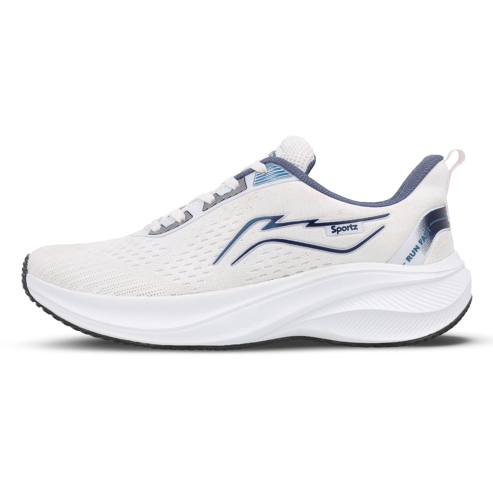 Men's Lace-up Sports Shoe - SGE21009 White