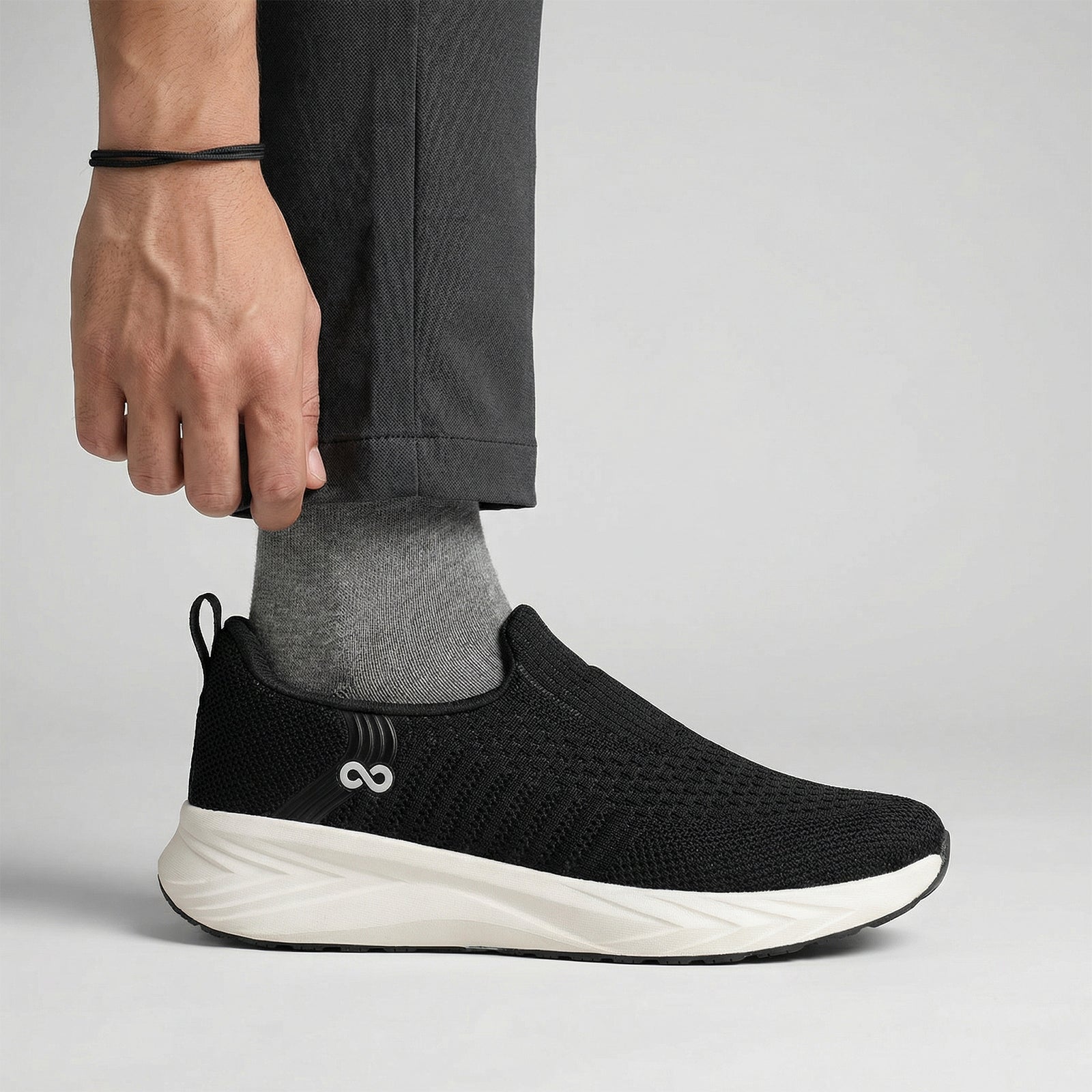 Men's Slip-on Walking Shoe - SGE22001 Black