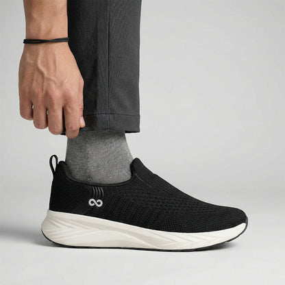 Men's Slip-on Walking Shoe - SGE22001 Black