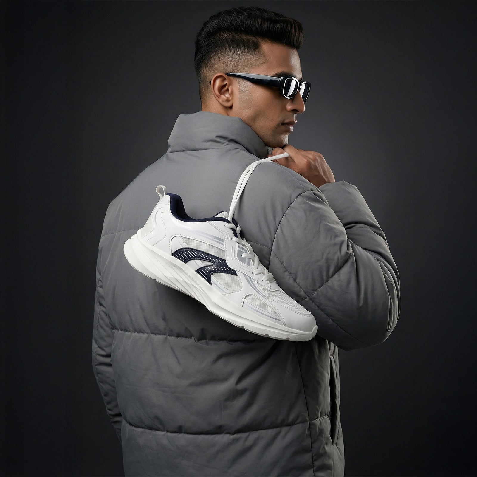 Men's Sports Shoes - ONG97008 White Blue