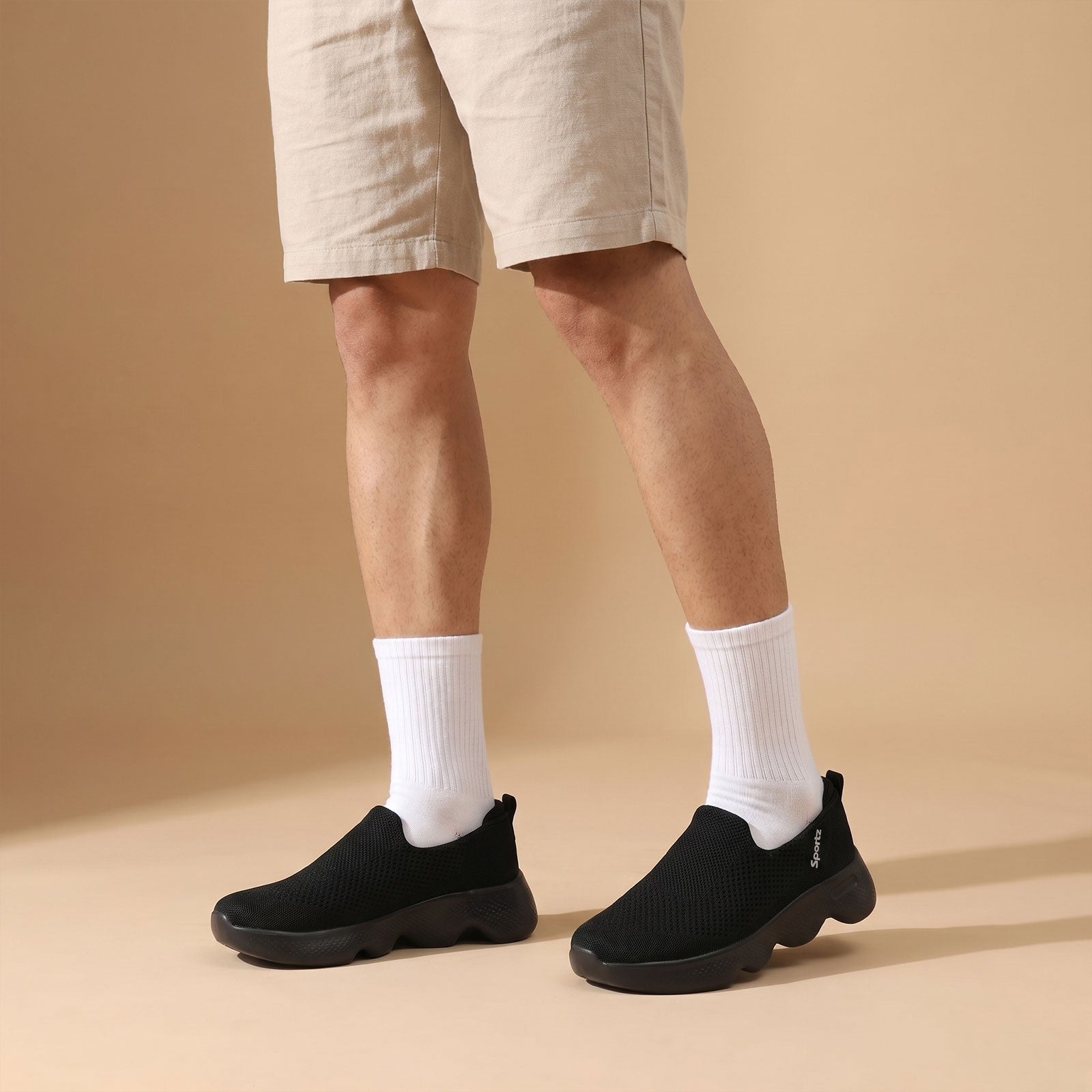 Men's Slip-On Sports Shoe -ONG97002 Black
