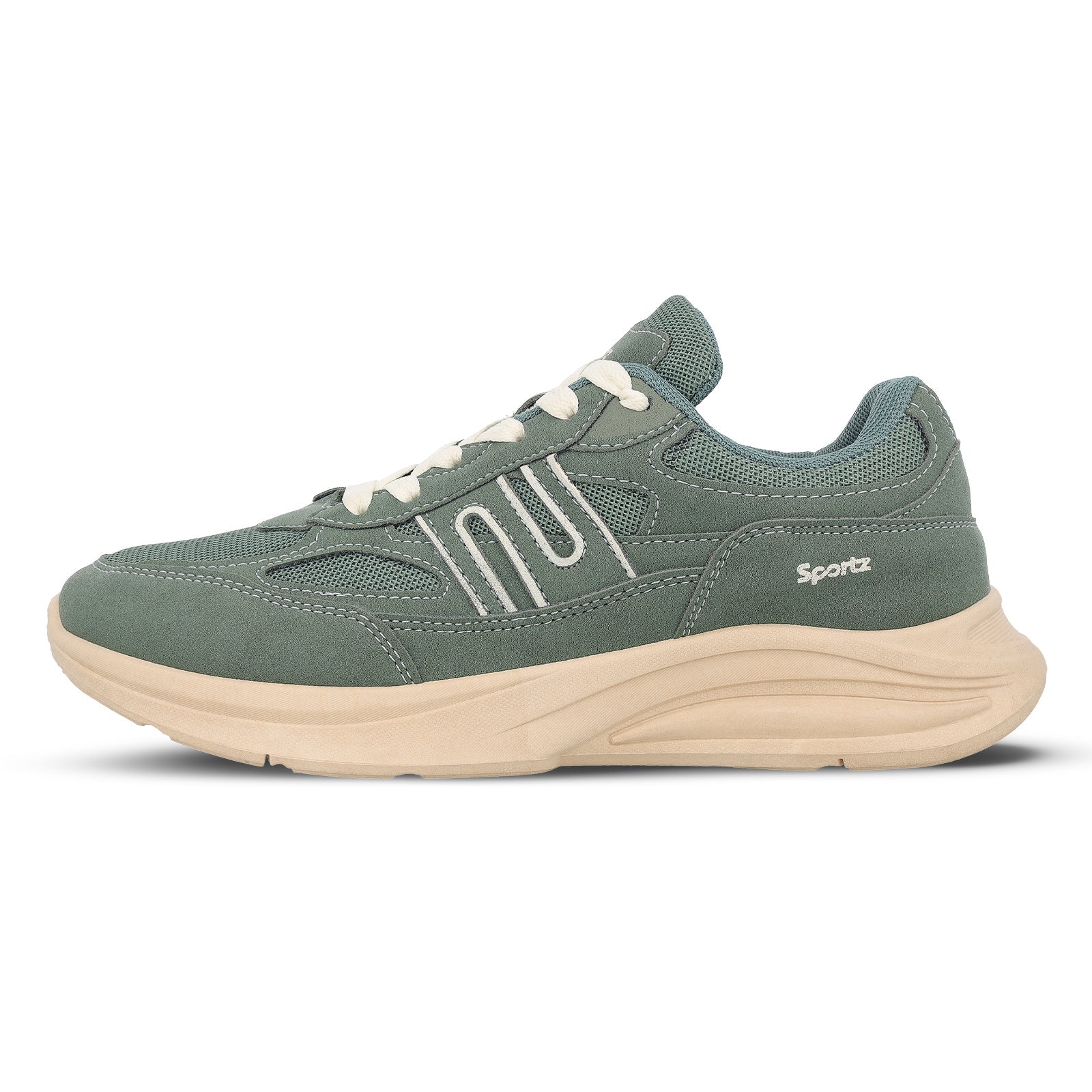 Men's Sports Sneaker -ONG97010 Dark Green