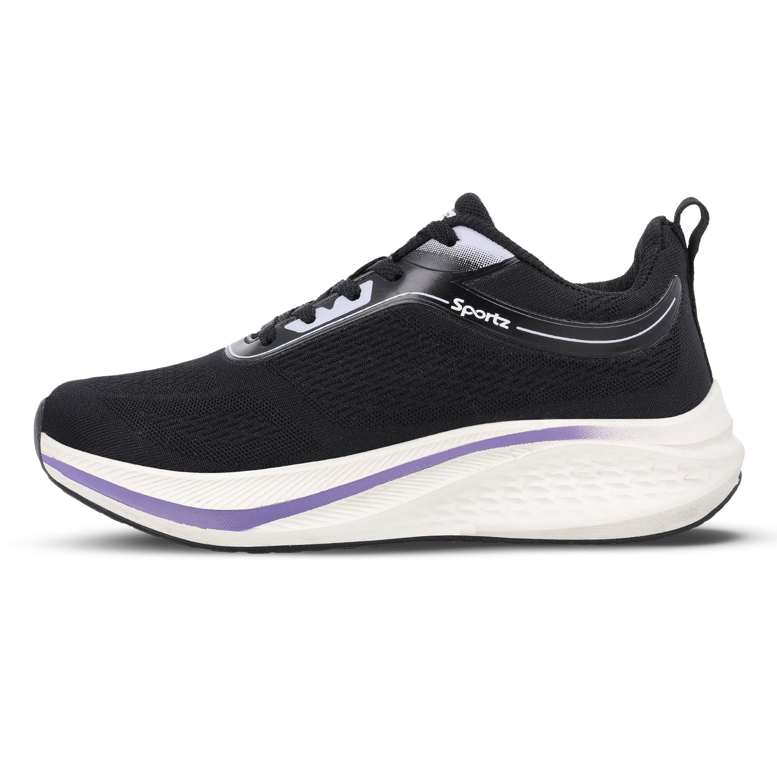 Women's Lace-up Sports Shoe - SLE21997 Black