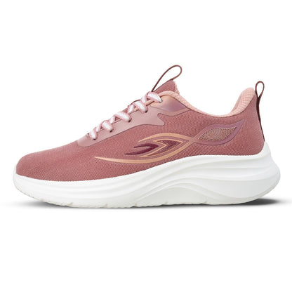 Women's Lace-up Sports Shoe - SLE22998 Peach