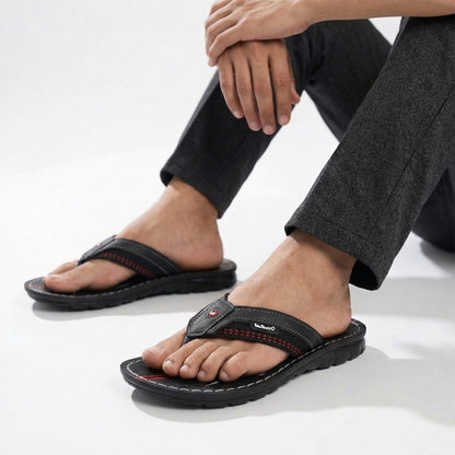Men's Daily Wear Sandals - W1030 Black