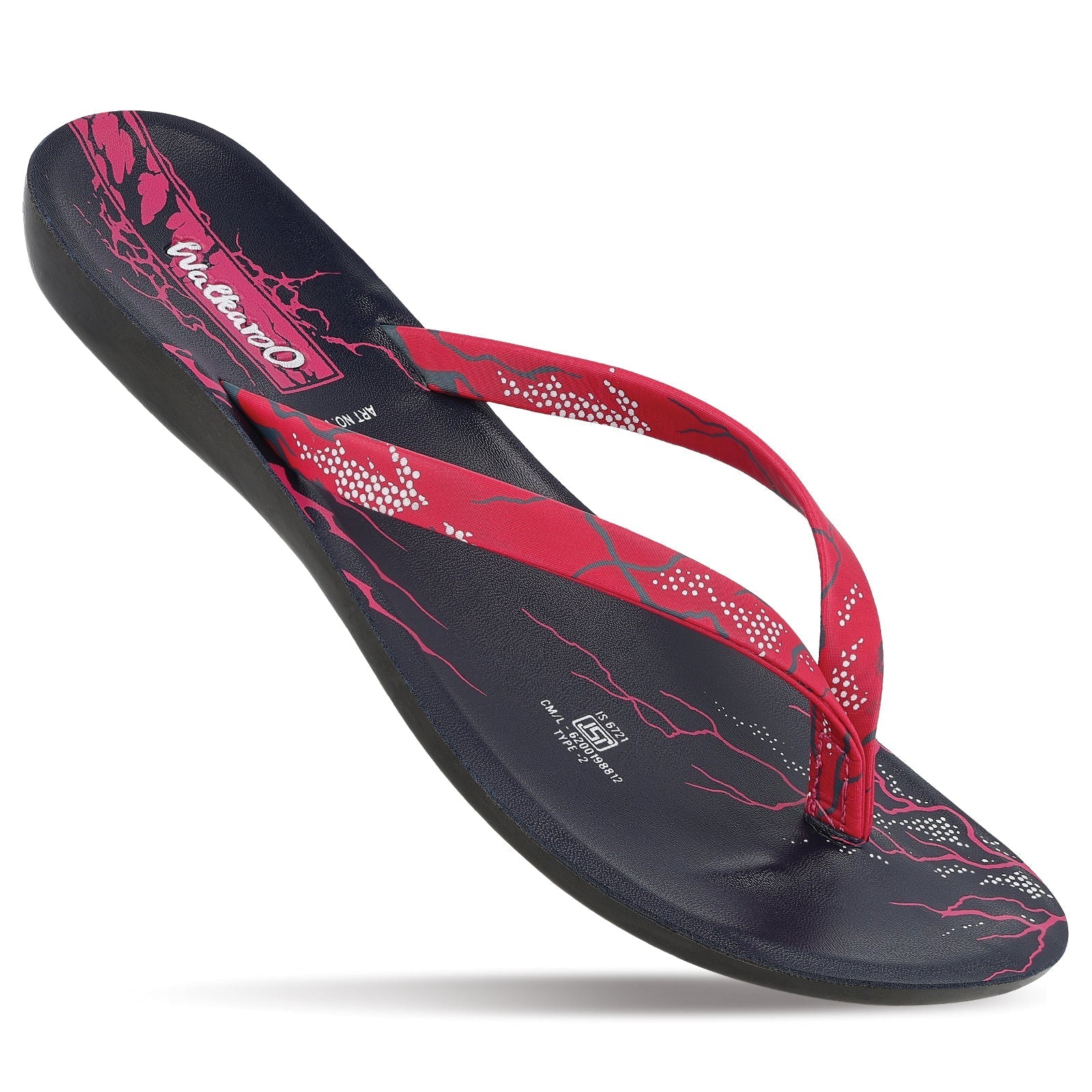 Women's Daily Wear Sandals - W187 Blue Pink