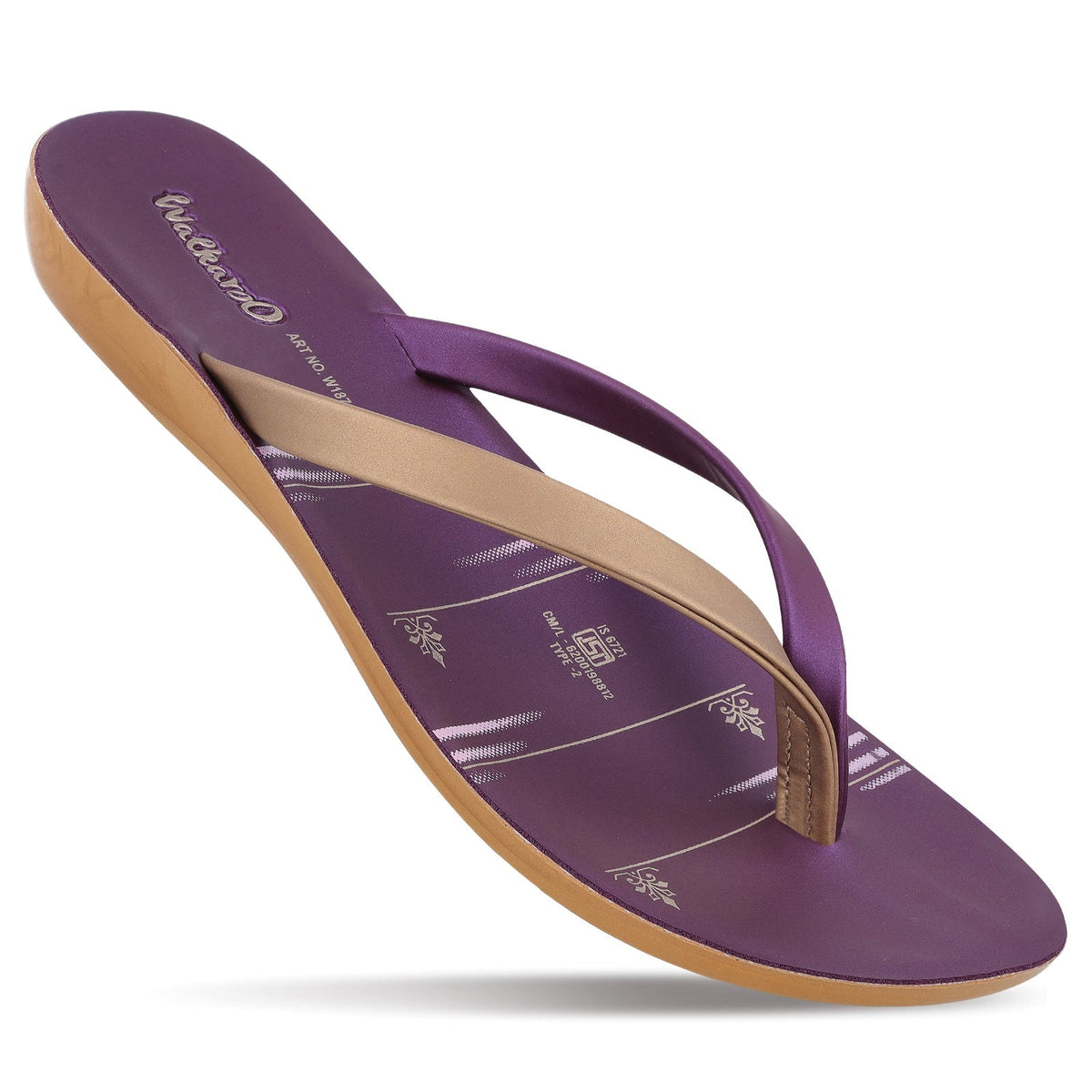 Women's Daily Wear Sandals - W187 Plum
