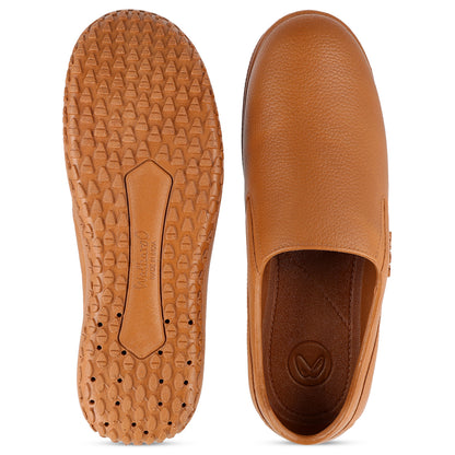 Men's Slip-On Rain Shoes - WC4703 Tan