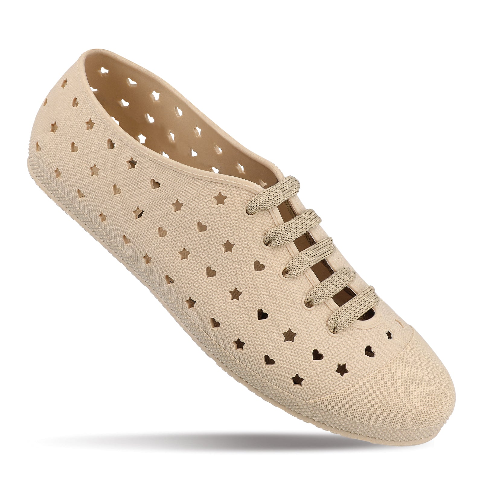 Women's Lace-Up Rain Shoes - WC4776 Beige