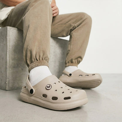 Men's Clogs  - WC4843 Greige