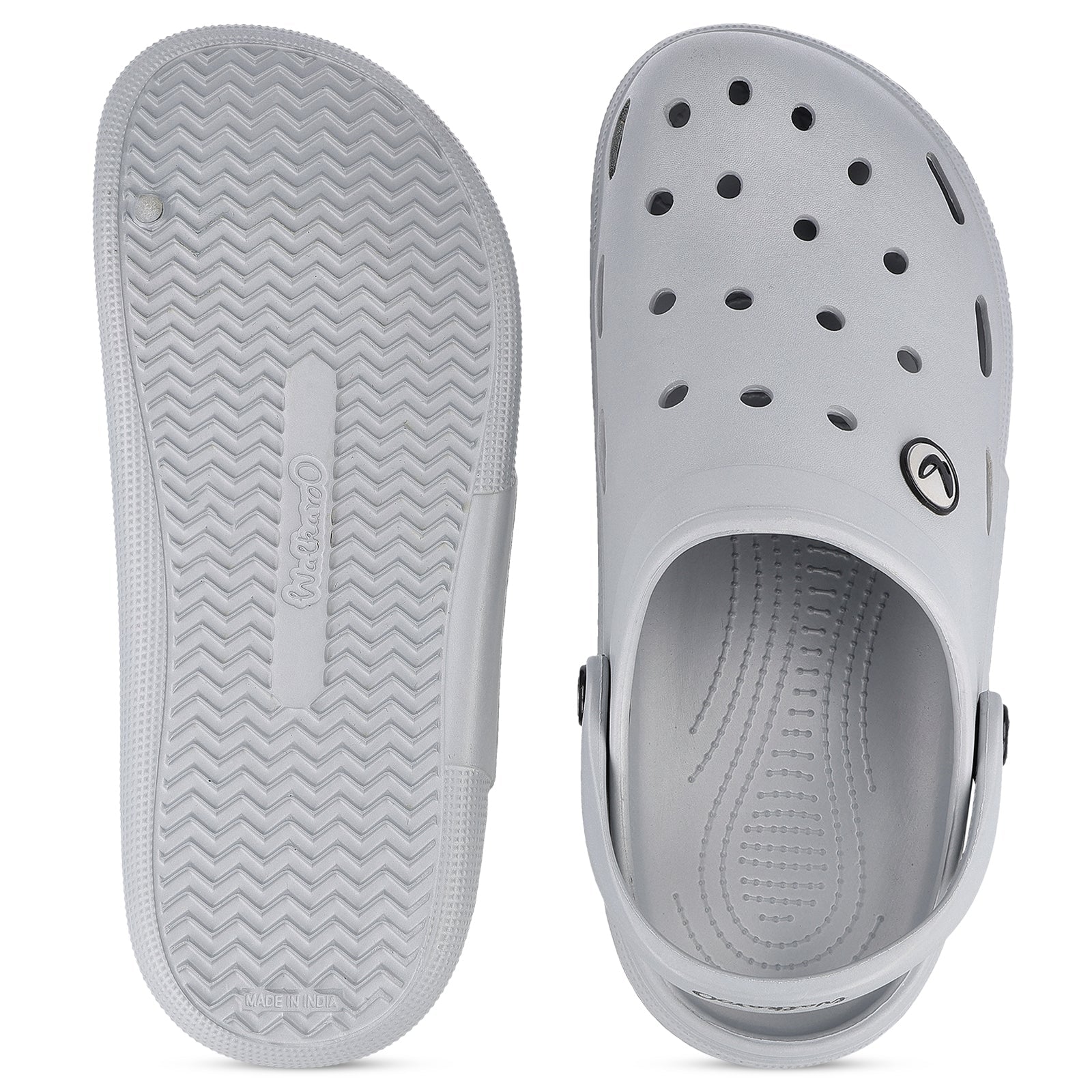 Men's Clogs  - WC4843 Light Grey