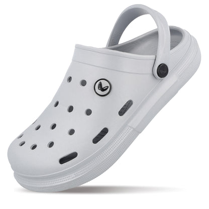 Men's Clogs  - WC4843 Light Grey
