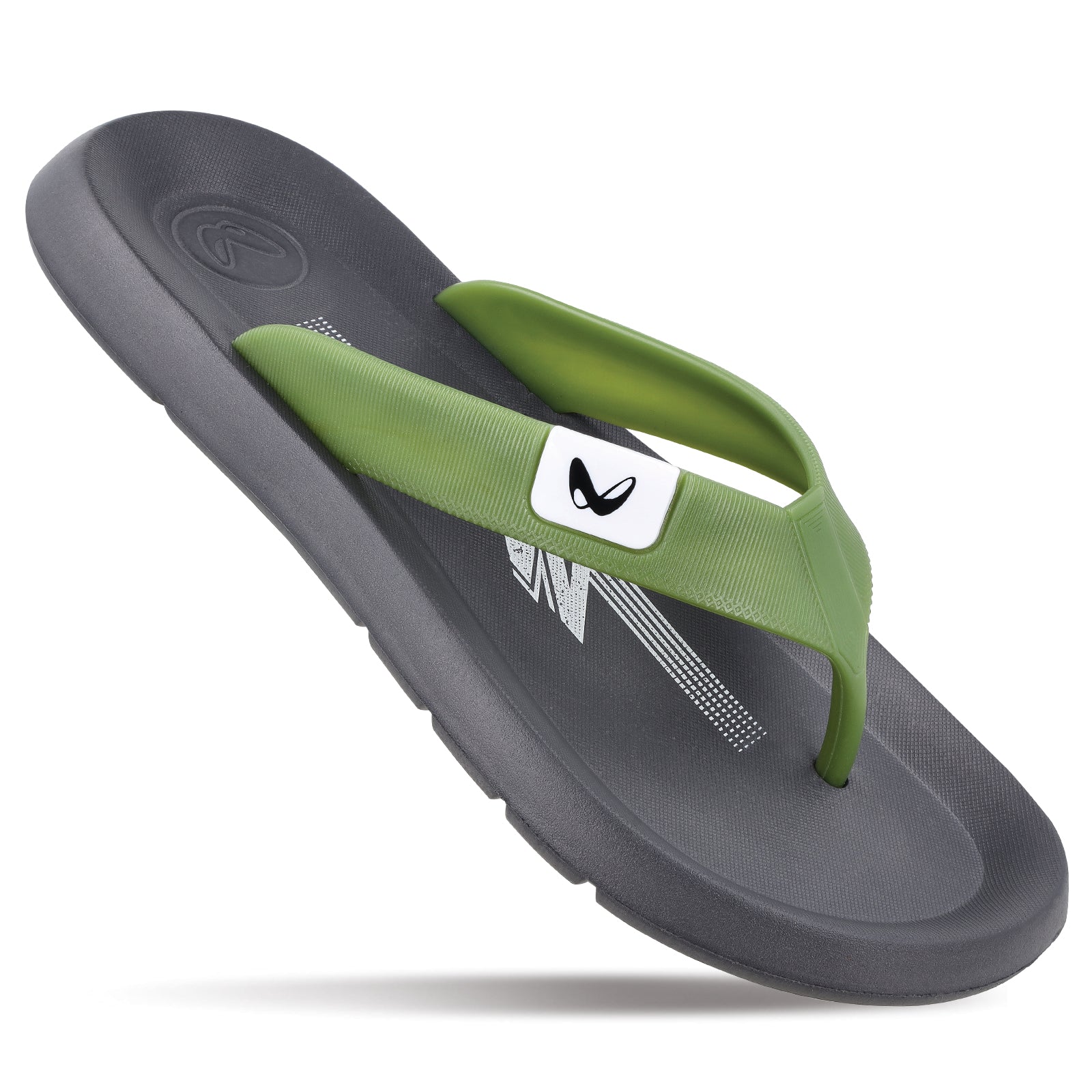 Men's Flip-Flop Slippers - WC4848 Grey Green