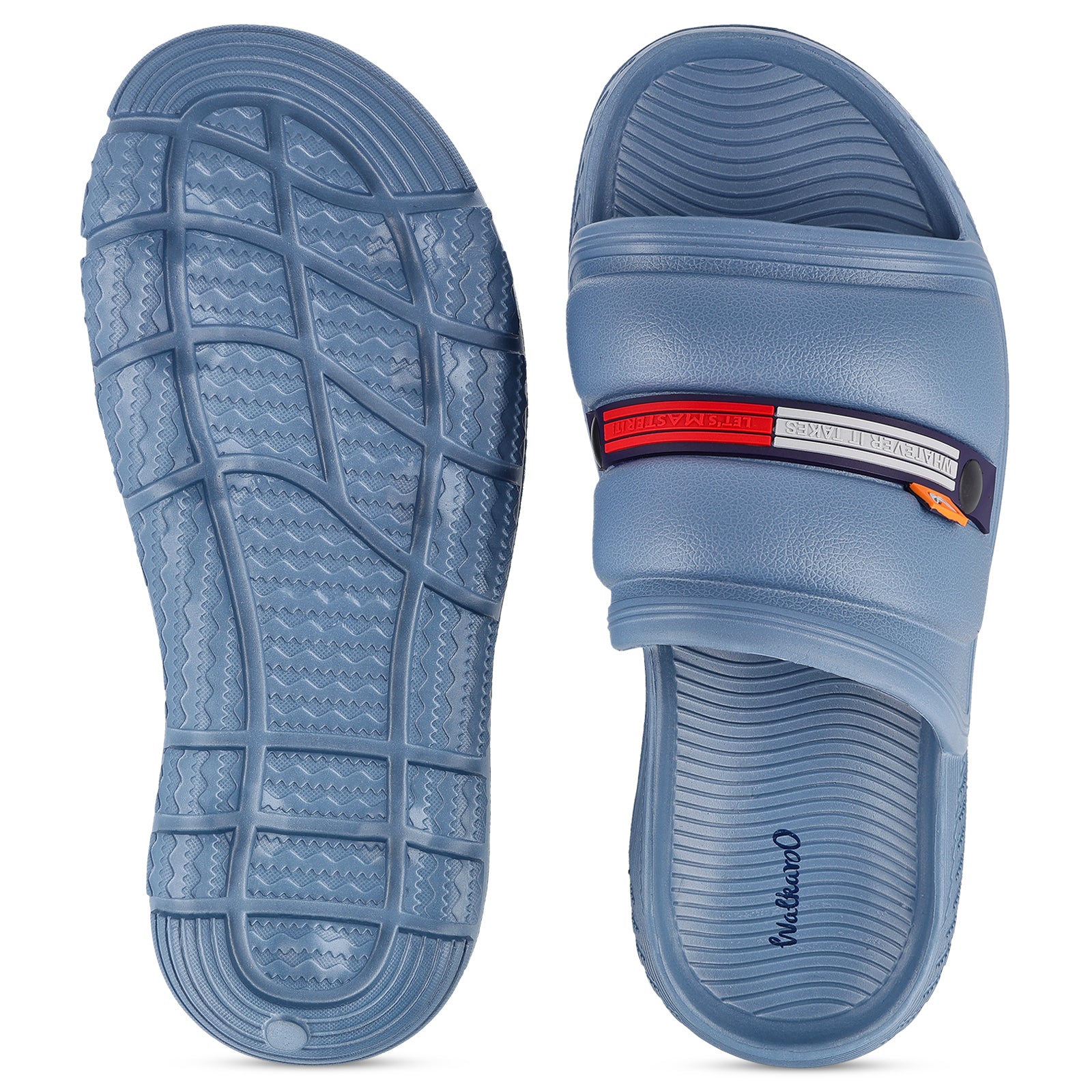 Men's Flip Flop Sliders  - WC8740 Teal