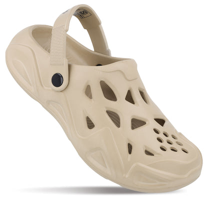 Walkaroo Men's Clogs  - WC8763 Khaki