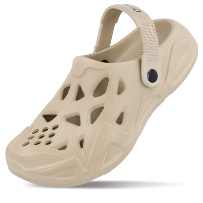 Walkaroo Men's Clogs  - WC8763 Khaki