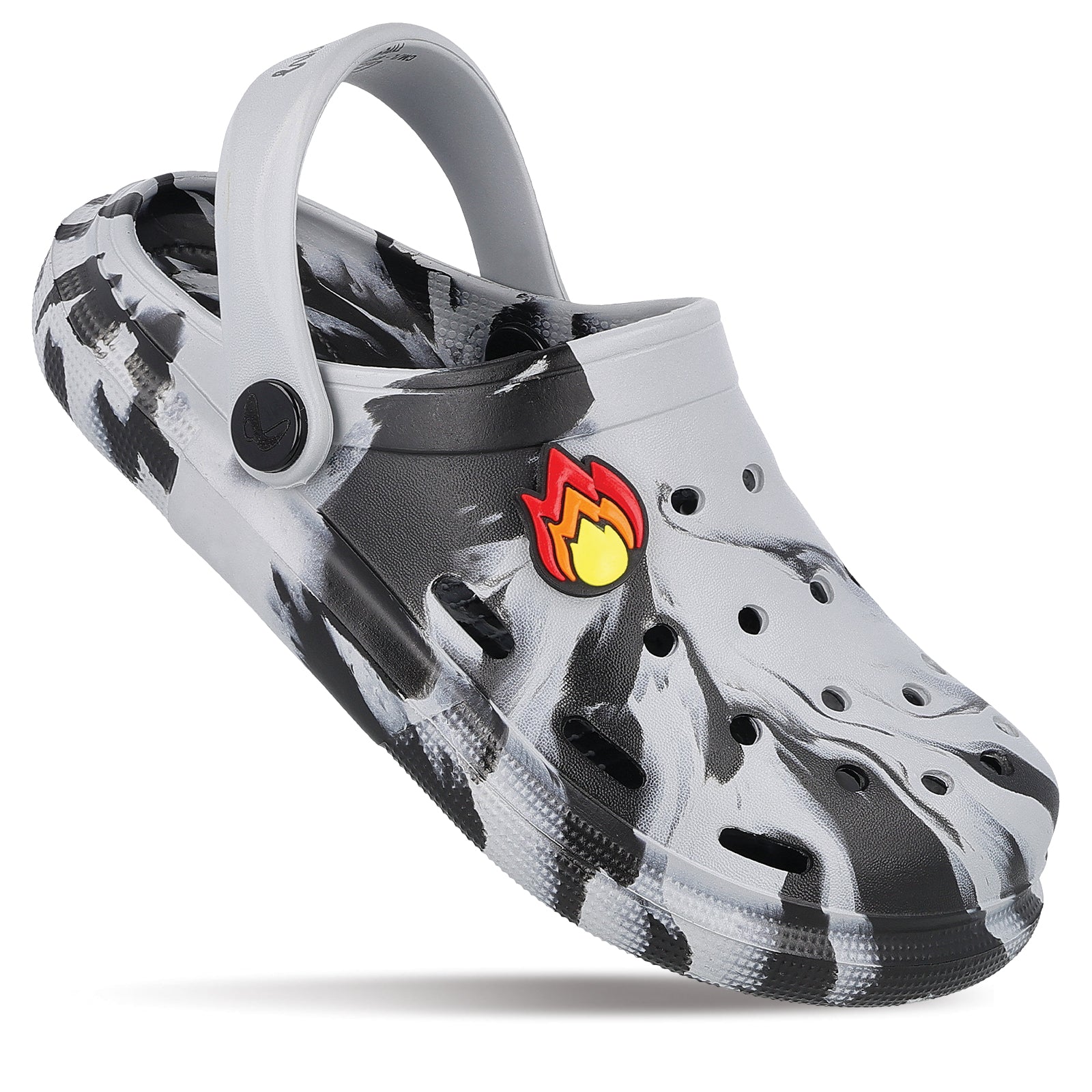 Kid's Clogs  -  WC8778 Grey Black