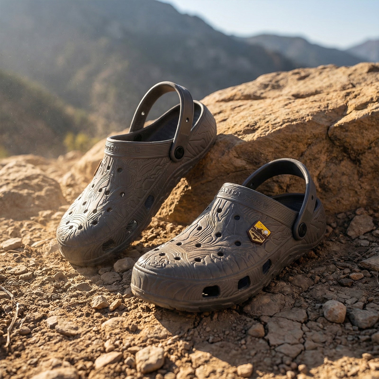 Men's Clogs  - WC8801 Dark Grey