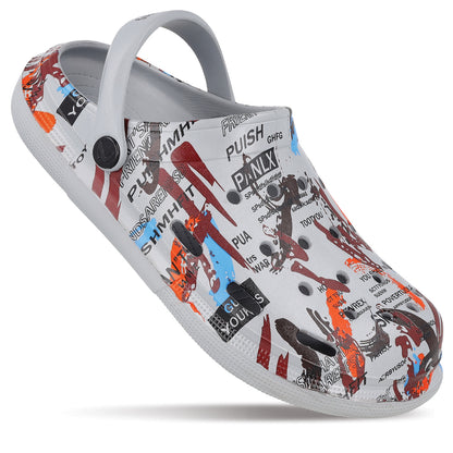 Men's Clogs  - WC8824 Light Grey