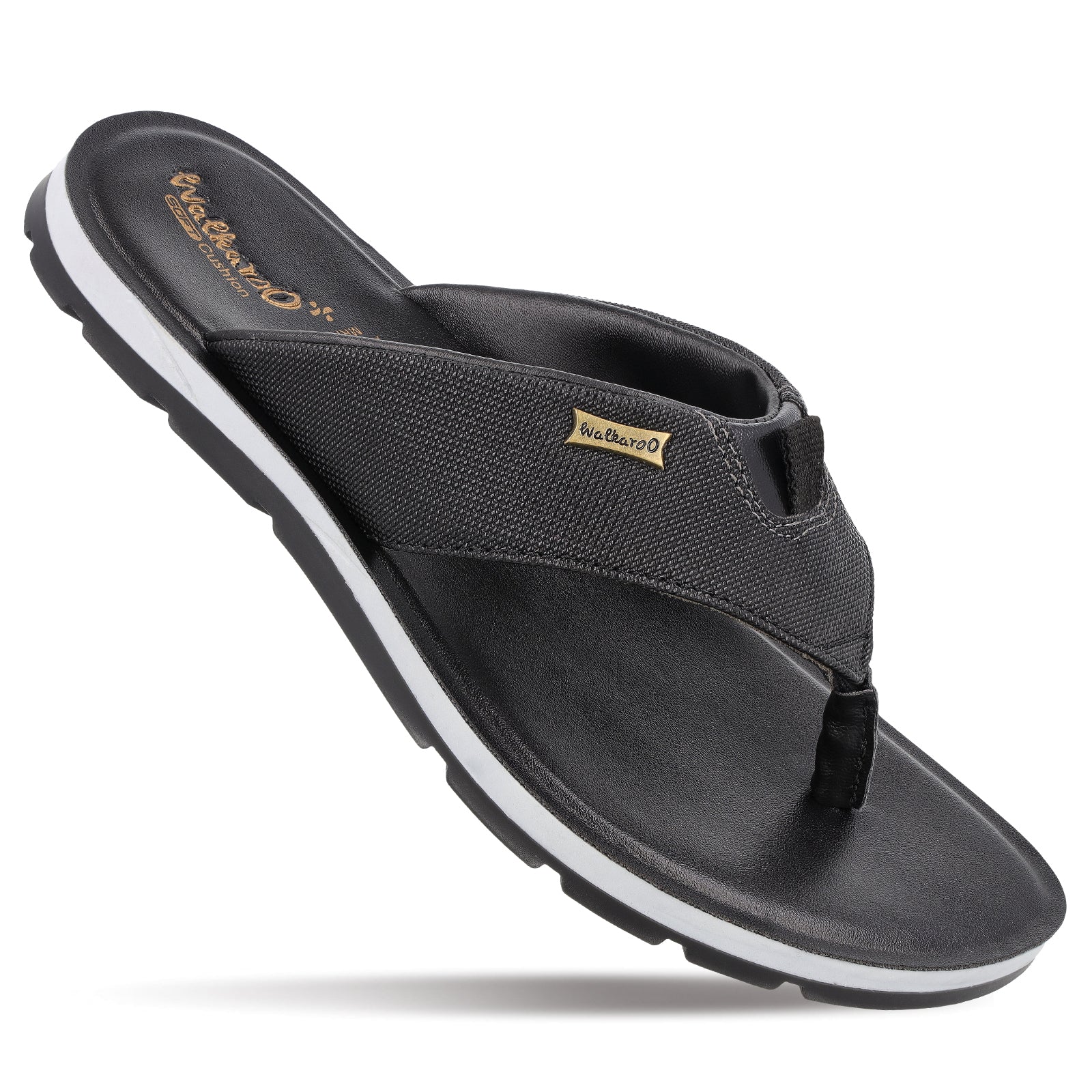 Men's Daily Wear V-Strap Sandals - WE1025 Black