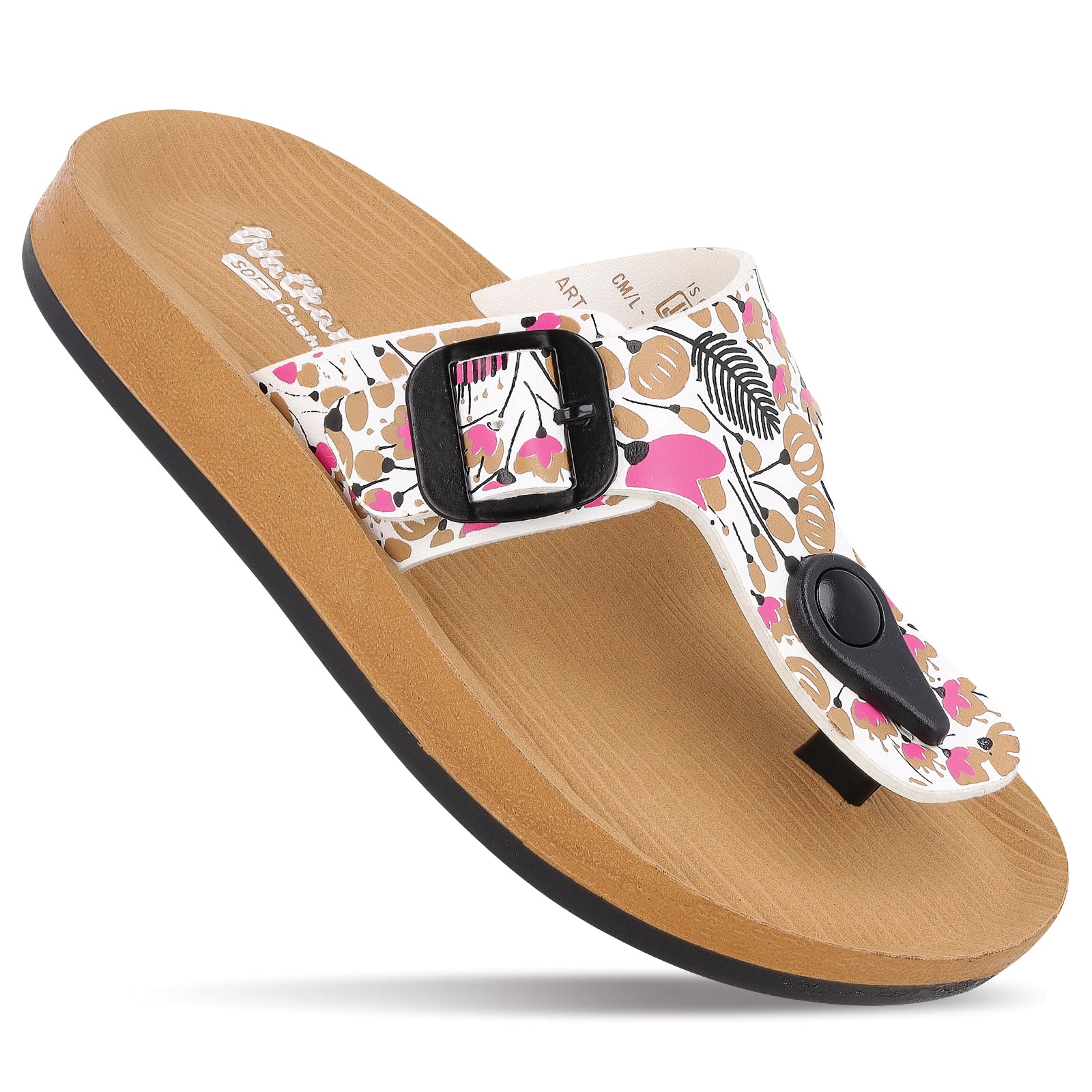 Kid's Daily Wear Sandals - WE2349 White Pink