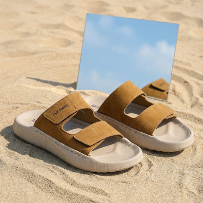 Men's Daily Wear Sandals - WE8821 Greige Tan