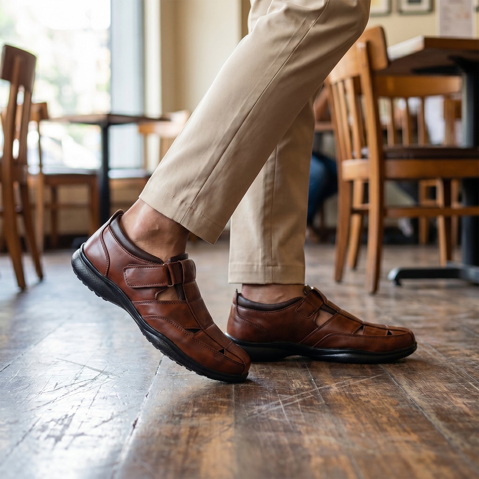 Men's Roman Sandals  - WF6255 Brown