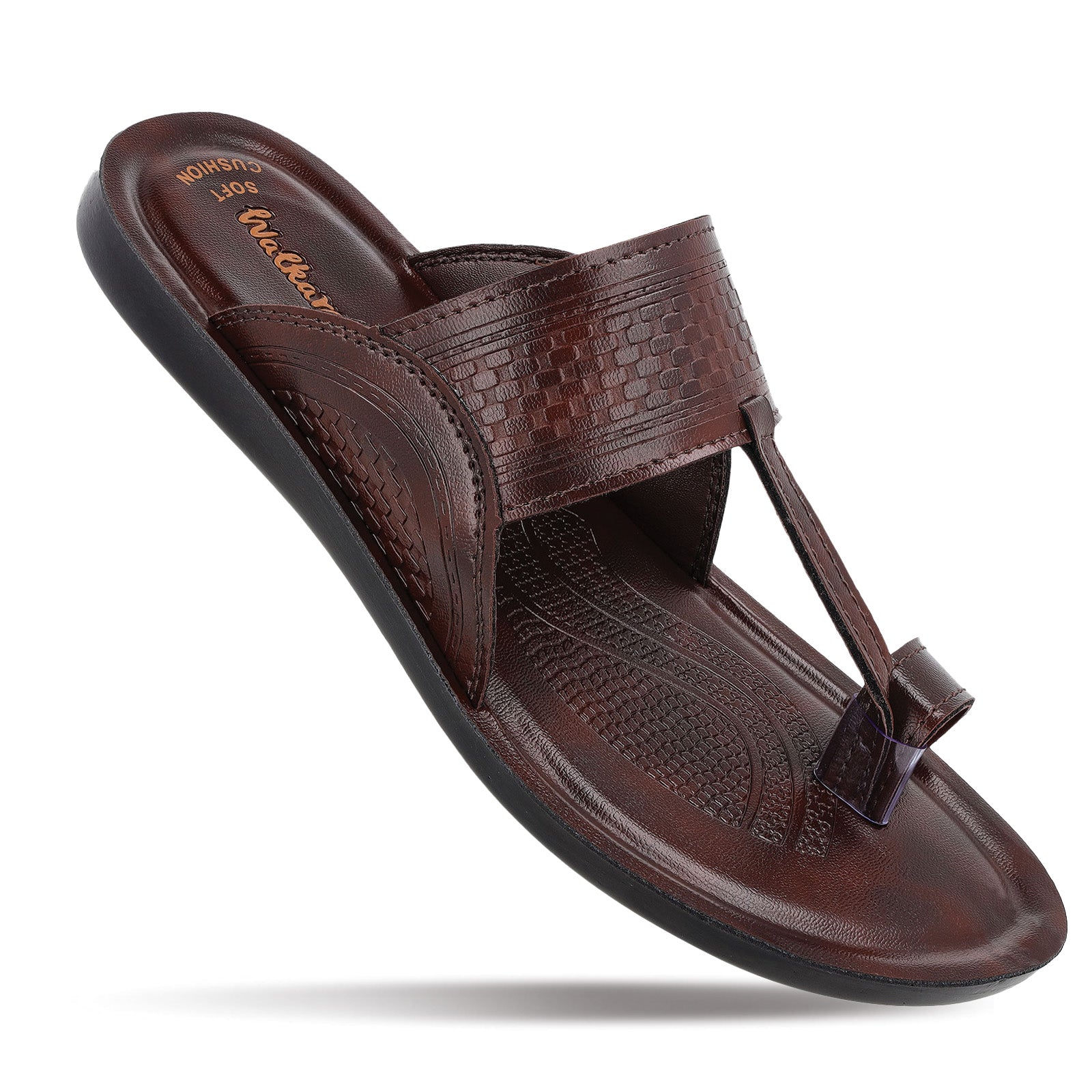 Men's Kolhapuri Chappal - WG5577 Brown