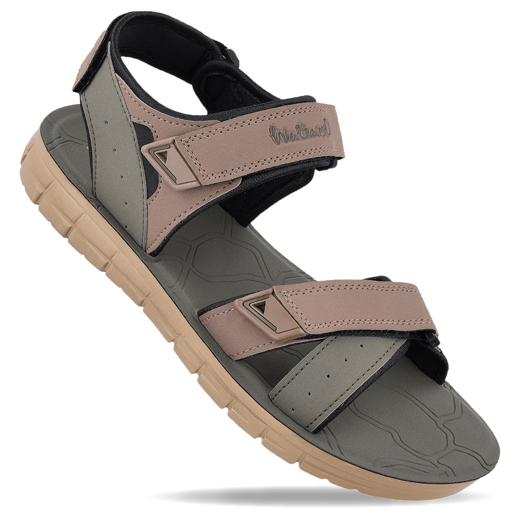 Men s Sports Sandals WG5781 Camel Walkaroo Footwear