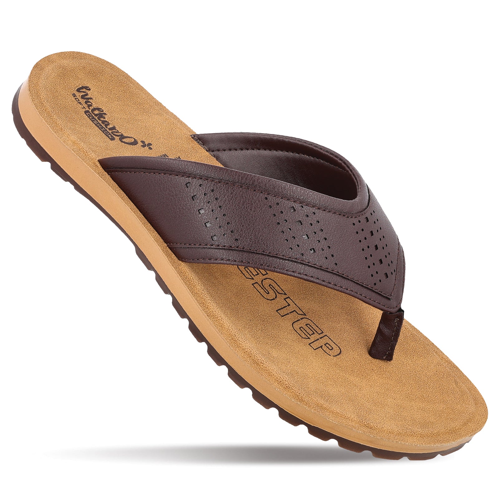 Men's Daily Wear V-Strap Sandals - WGP50010 Brown
