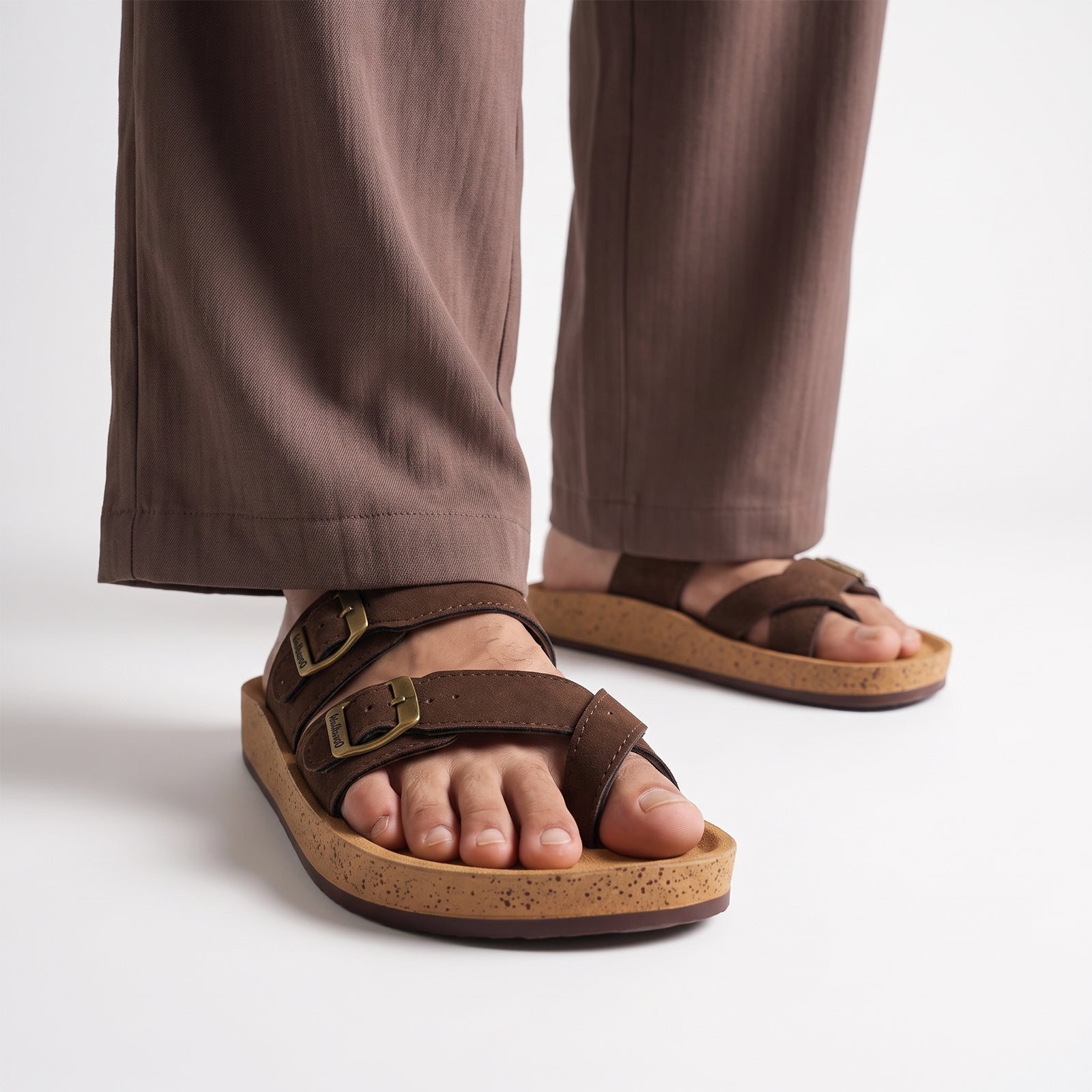 Men's Daily Wear Comfort Sandals - WGP53100 Brown