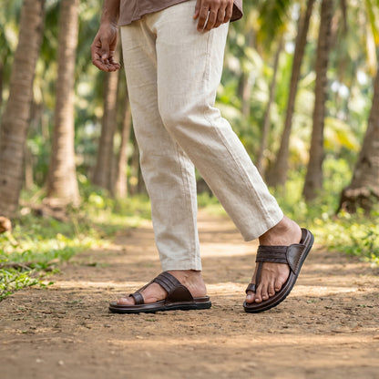 Men's Daily Wear Comfort Sandals - WGP53102 Brown