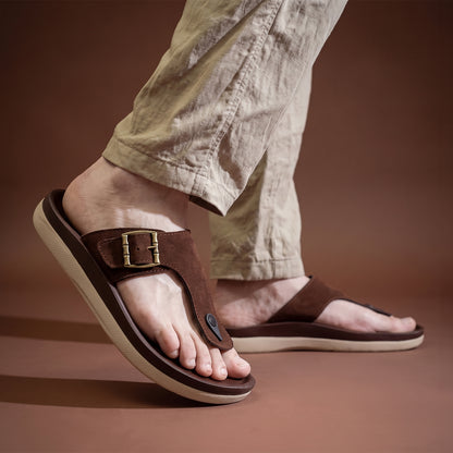 Men's Daily Wear Sandals - WGP53510 Brown