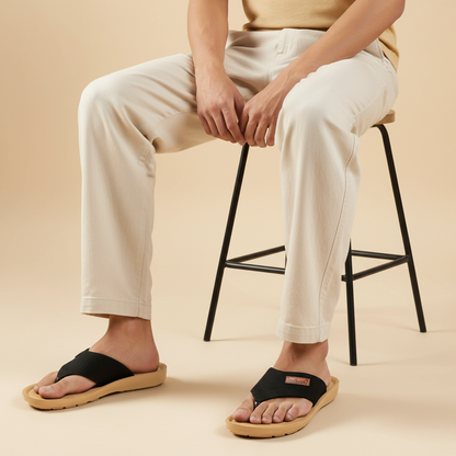 Men's Daily Wear Sandals - WGR50024 Black