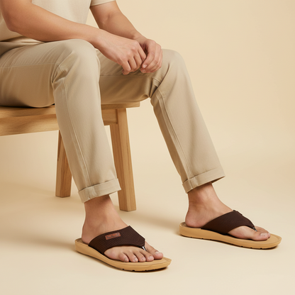 Men's Daily Wear Sandals - WGR50024 Brown
