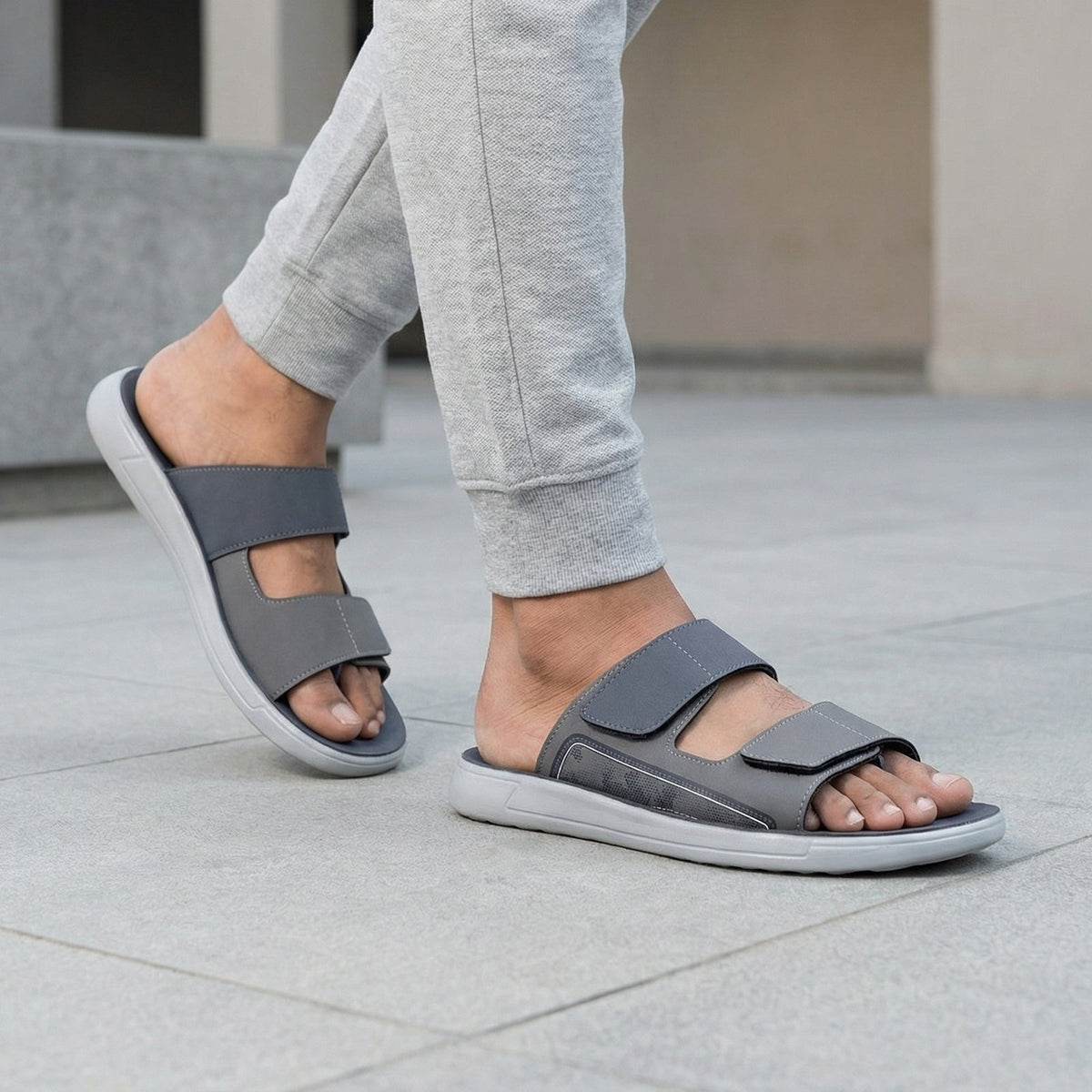 Men's Daily Wear Sandals - WGR53377 Blue Grey