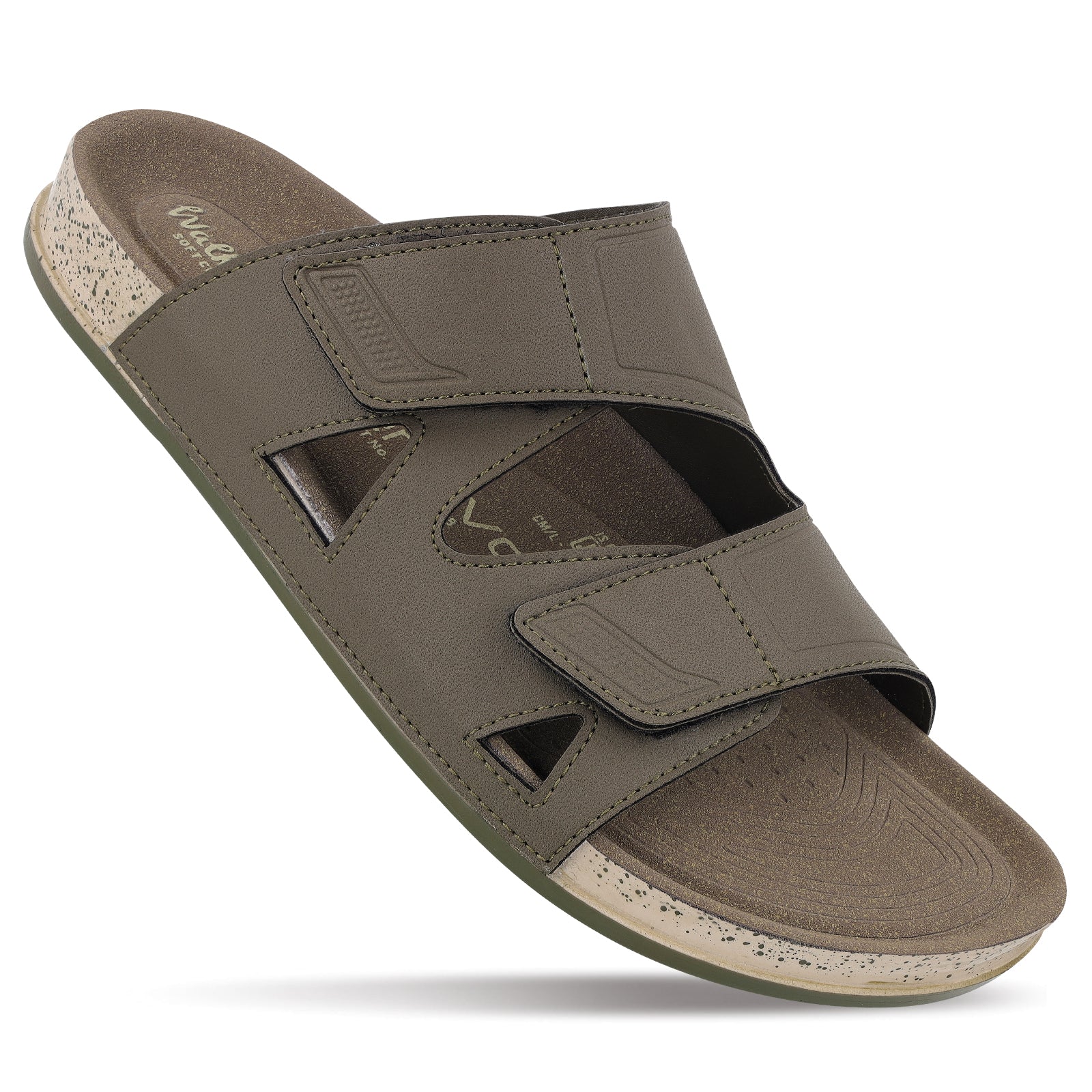 Men's Daily Wear Comfort Sandals - WGR53498 Olive