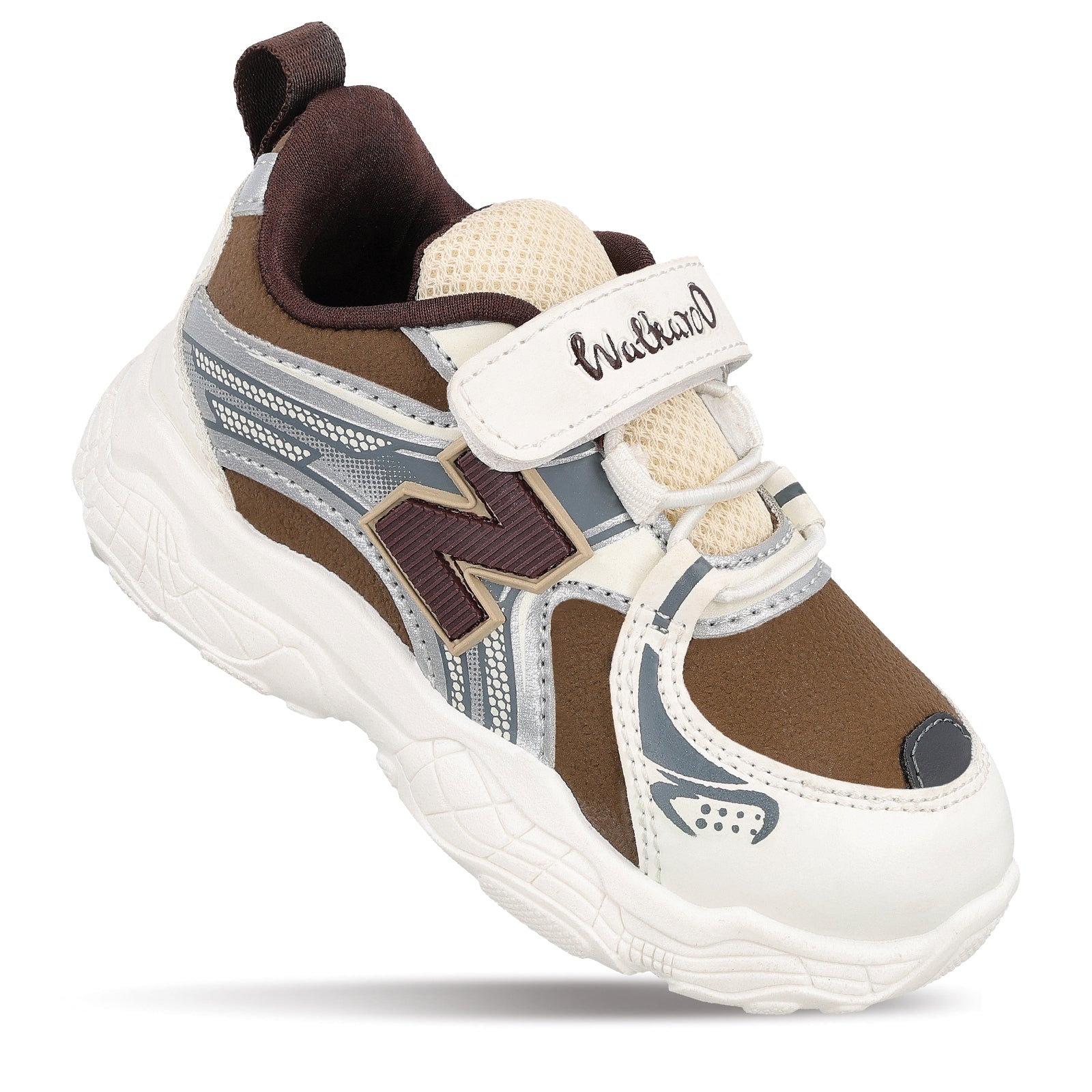 Kid's Casual Shoe - WK481 Coffee Grey