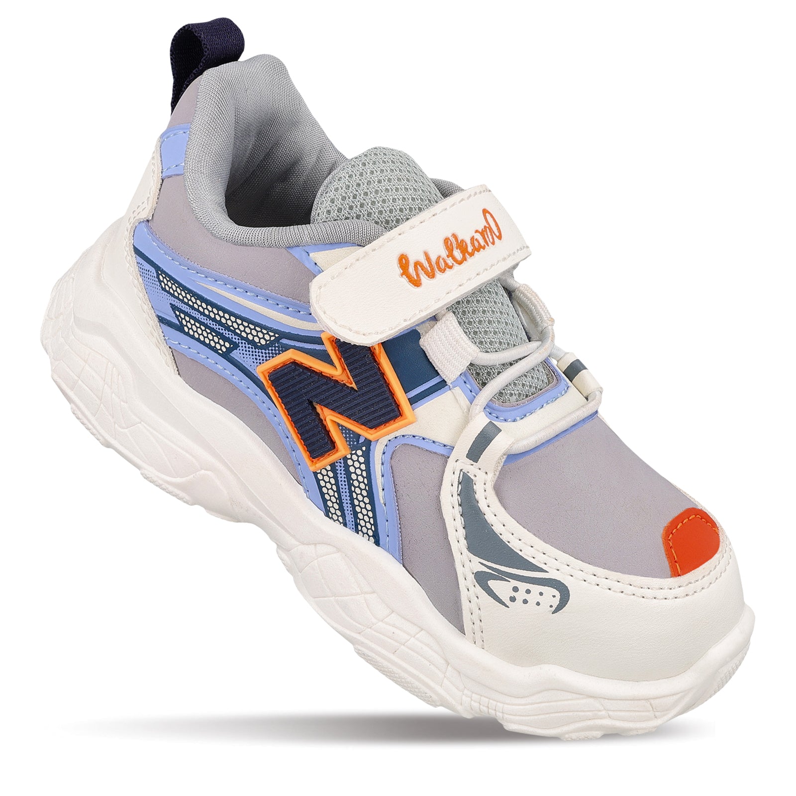 Kid's Casual Shoe - WK481 Light Grey