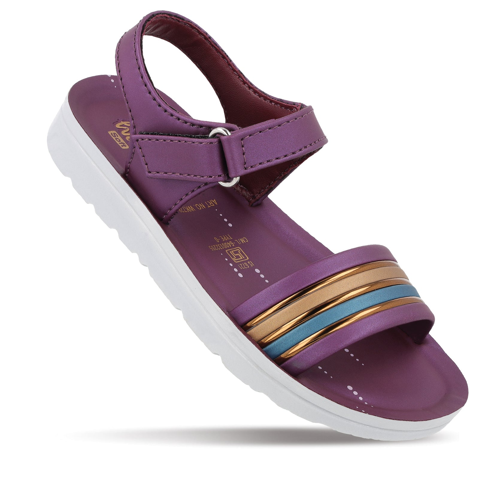 Kid's Daily Wear Sandals - WK728 Plum